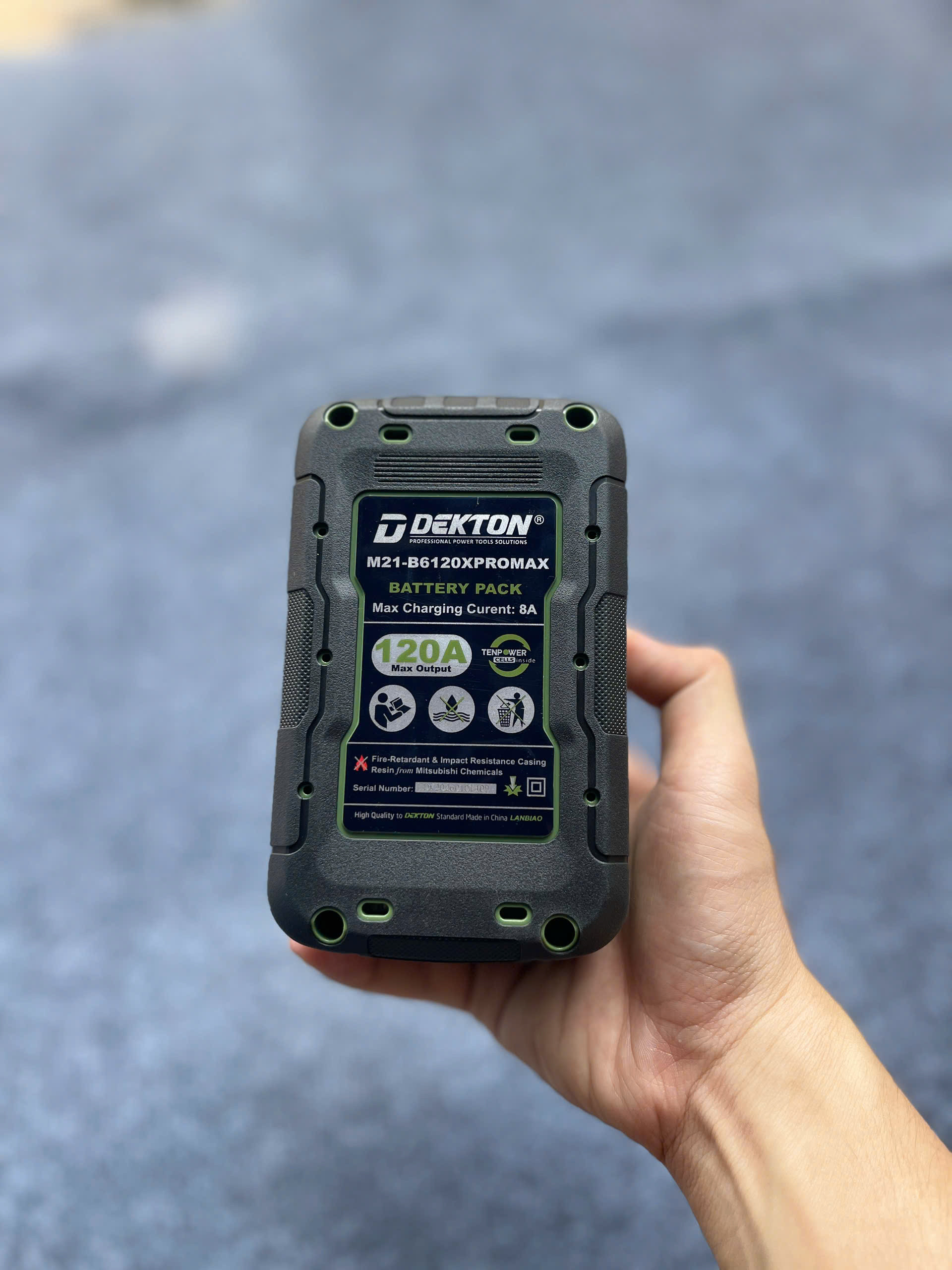 Pin Dekton Gen 4 M21-B6120XProMax 21V 6.0Ah – Dòng Xả Cao