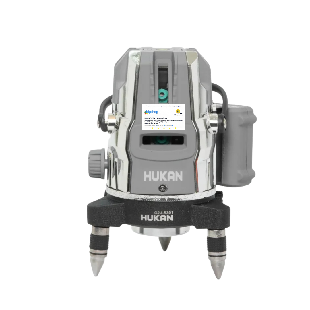 Máy cân bằng laser 5 tia xanh HUKAN G2-LS301 (GEN 2)
