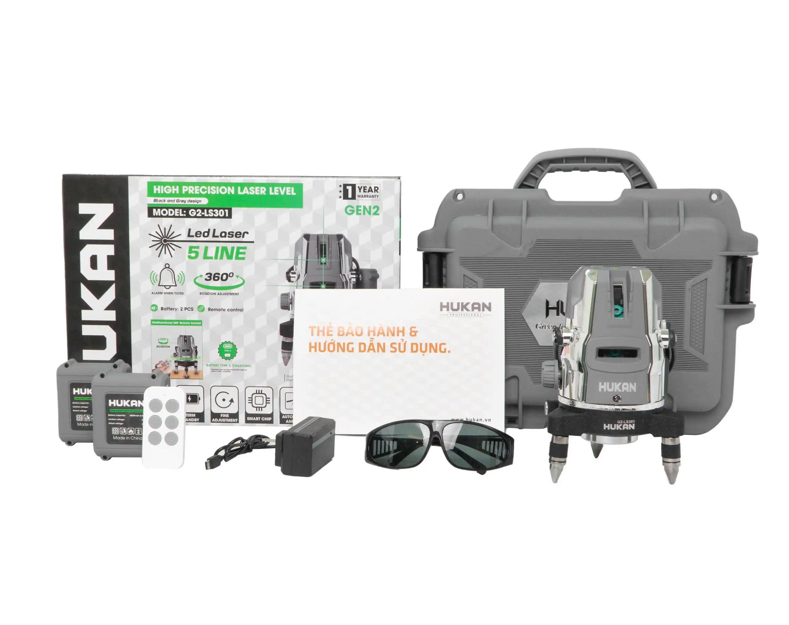 Máy cân bằng laser 5 tia xanh ( GEN 2) G2-LS301