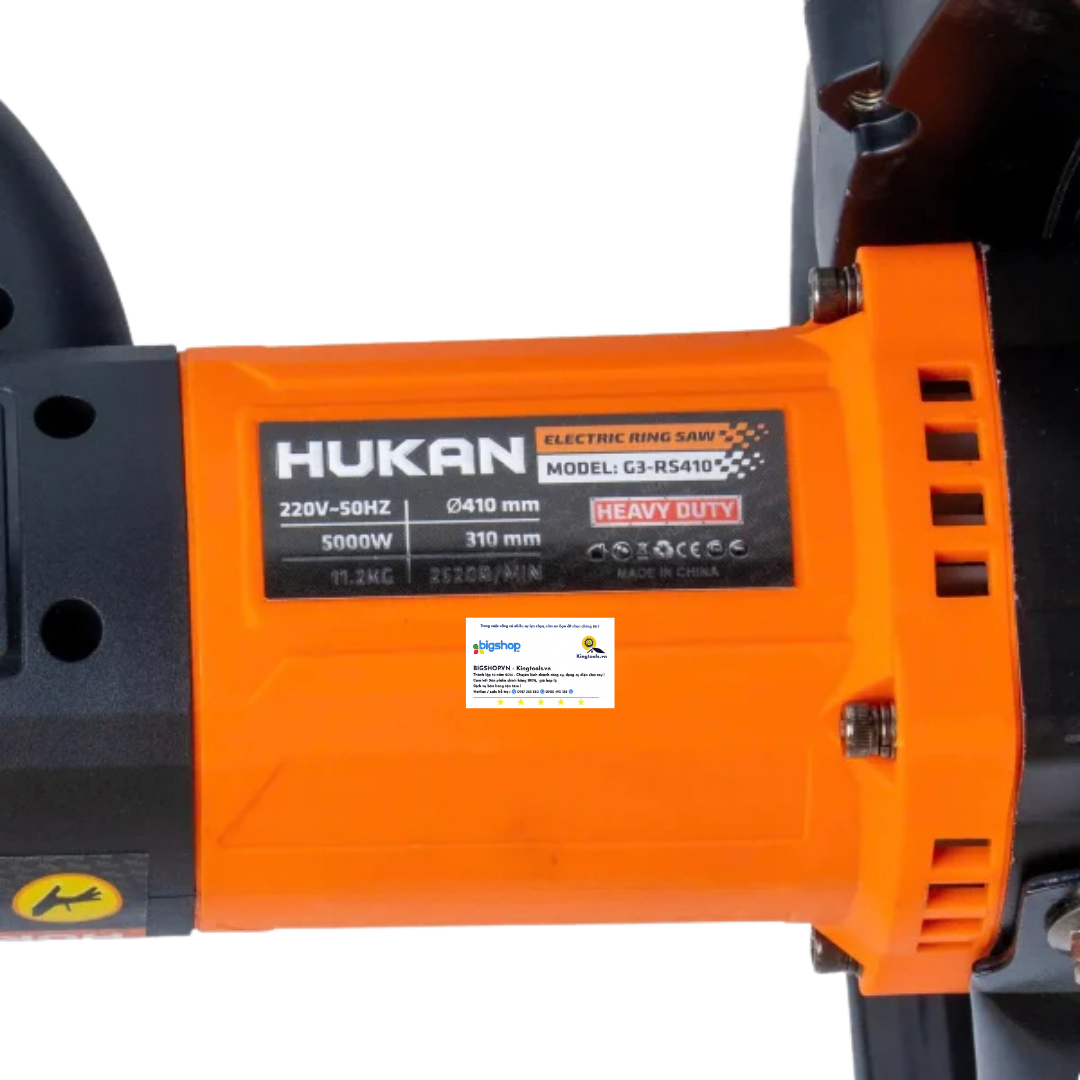 Máy cắt vòng bê tông HUKAN G3-RS410 (5000W, lưỡi 410mm)