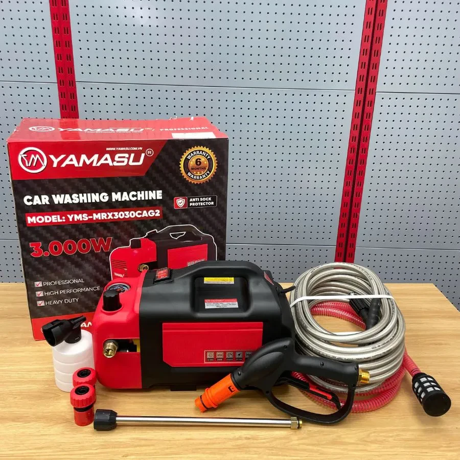 Máy xịt rửa xe công suất lớn 3000W YAMASU YMS-MRX3030CAG2