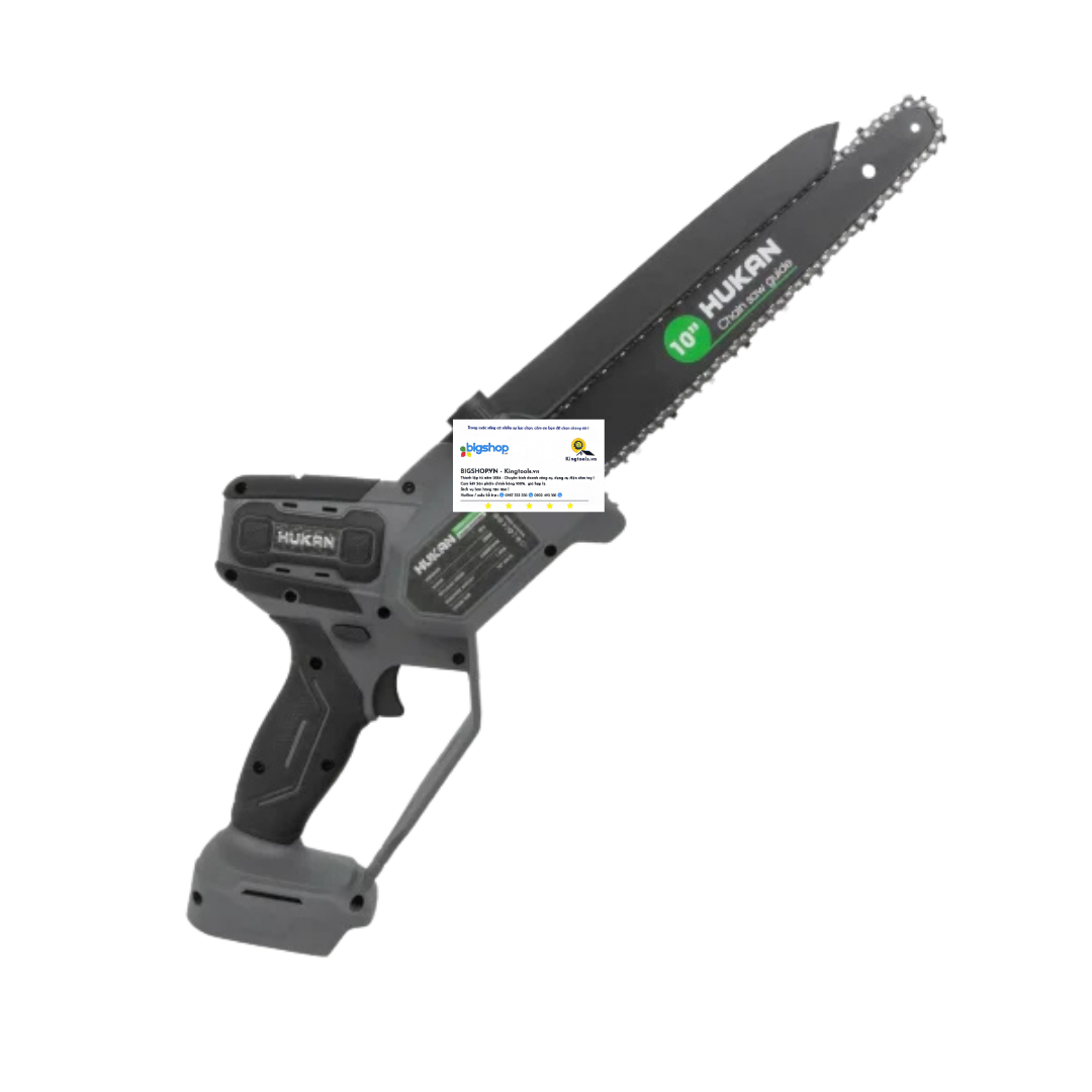 Máy cưa xích dùng pin HUKAN G2-CX10ih (GEN 2) - Lam 10 inch, Thân máy