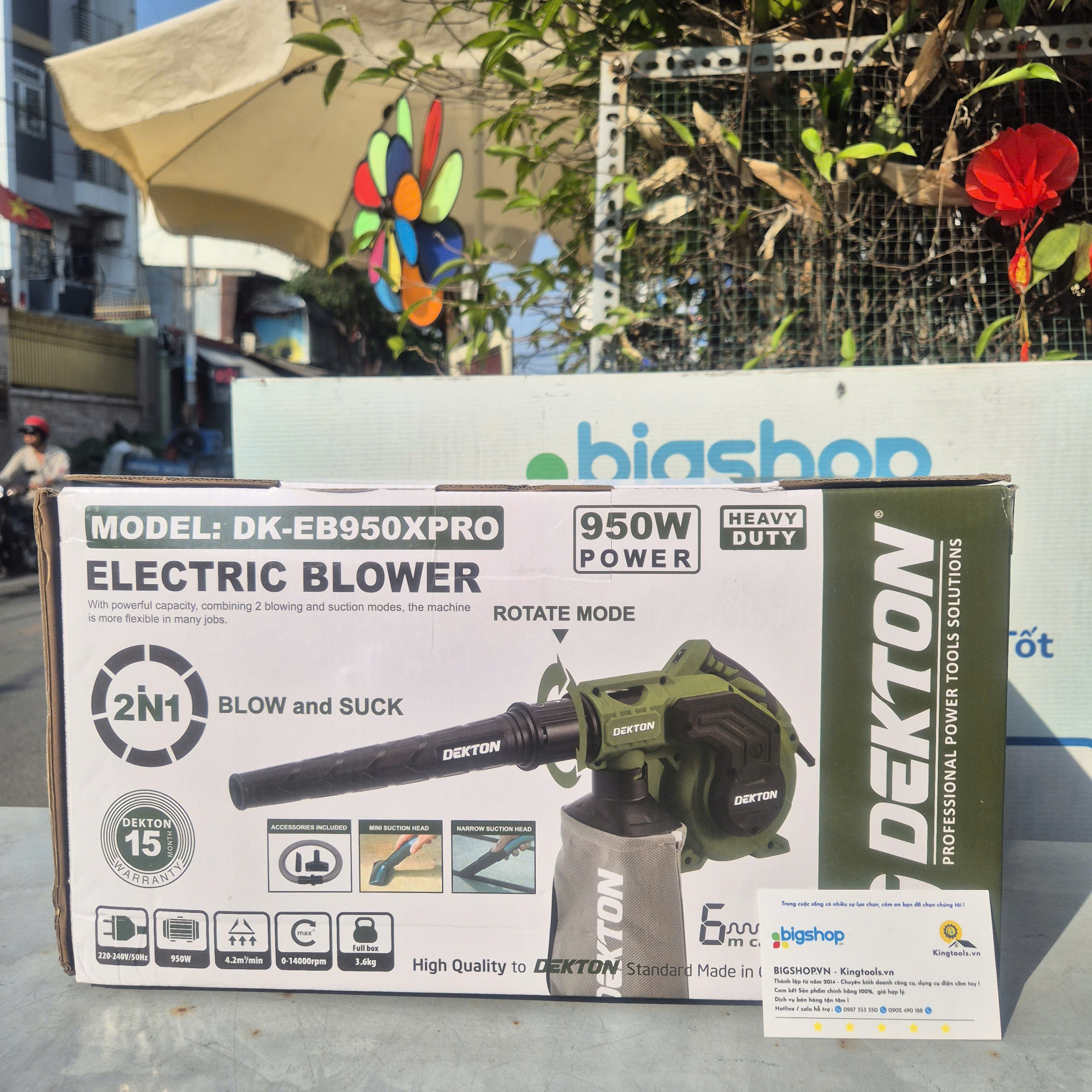 Máy Thổi Bụi & Hút Bụi Dekton DK-EB950PRO / DK-EB950XPRO 950W