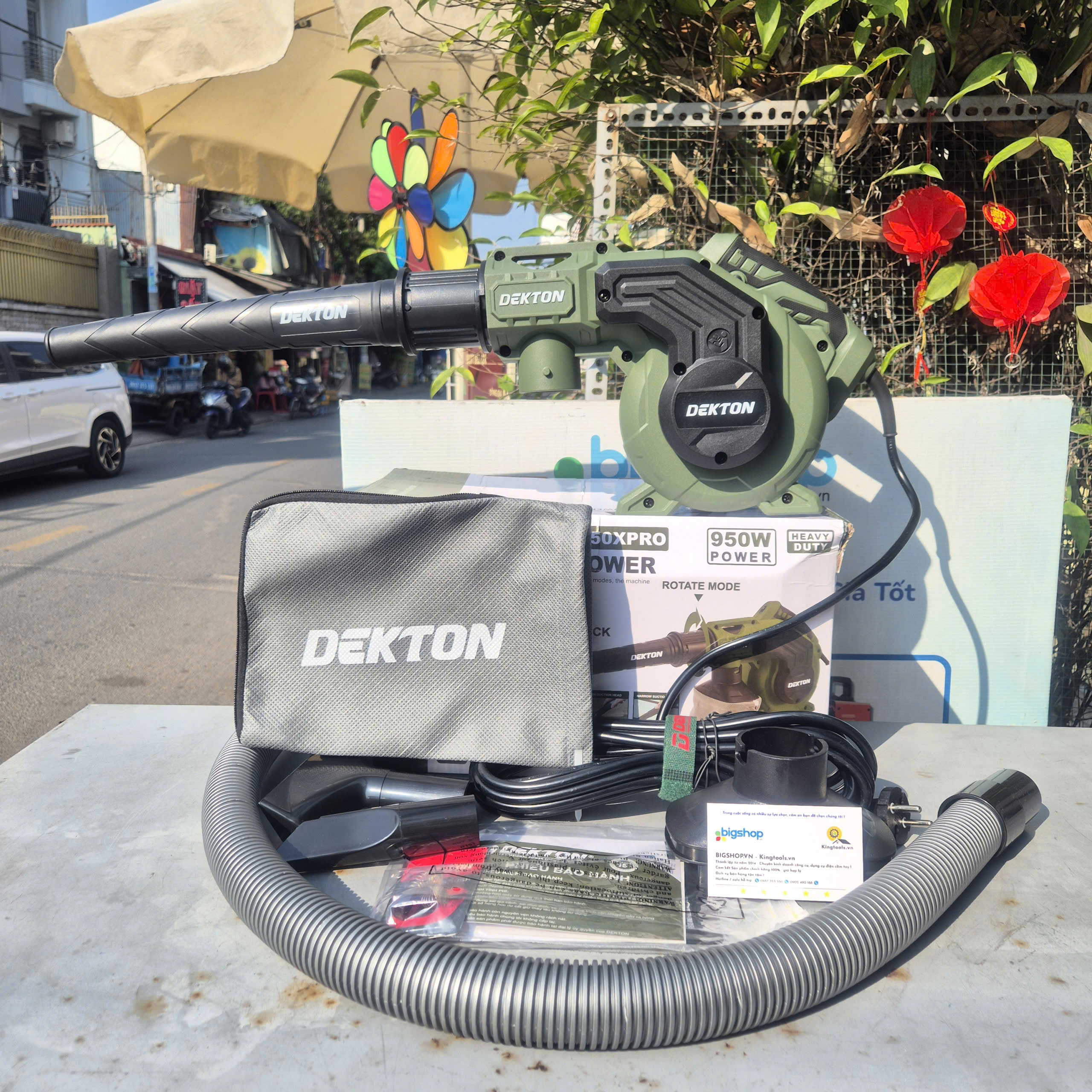 Máy Thổi Bụi & Hút Bụi Dekton DK-EB950PRO / DK-EB950XPRO 950W