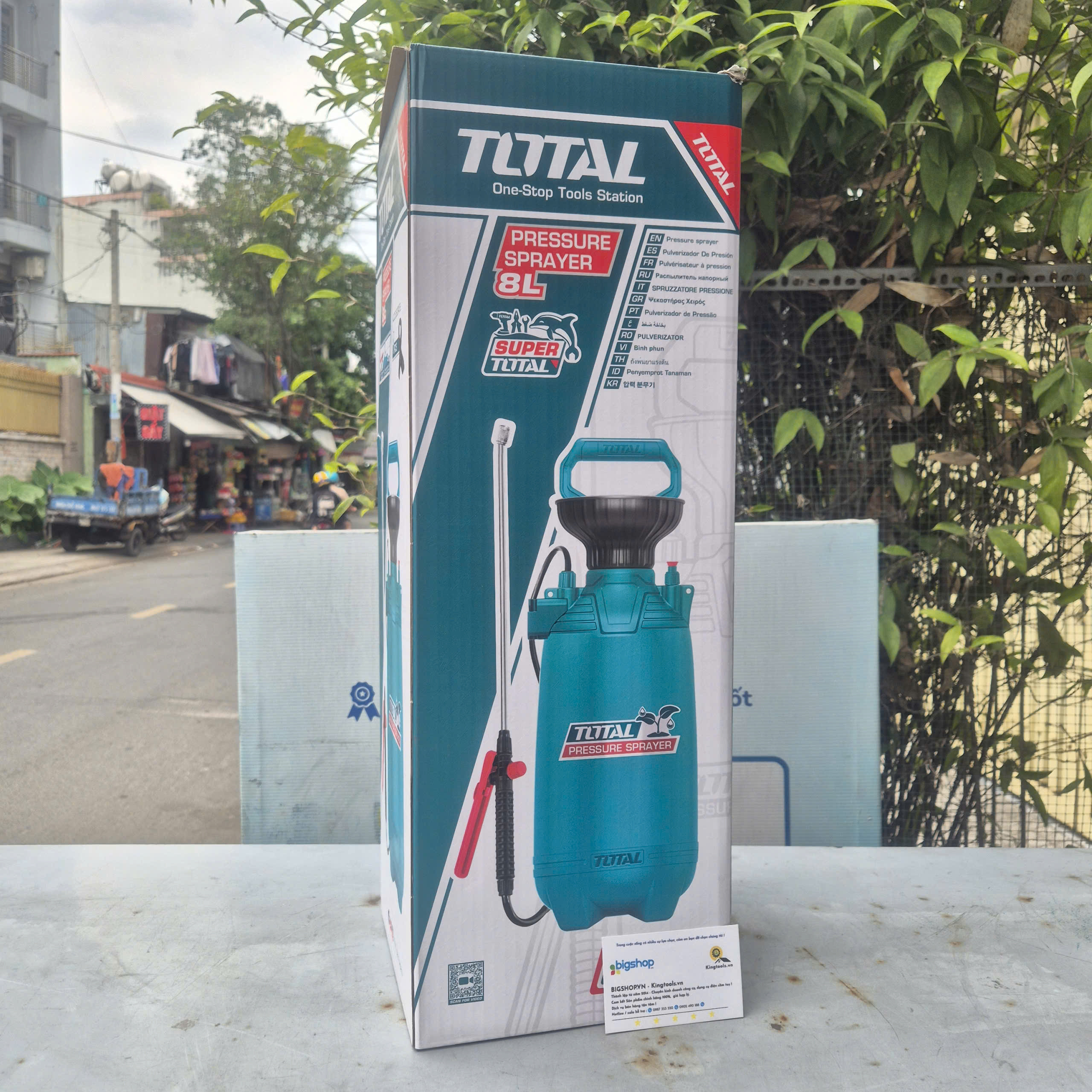 Bình xịt nước 8 lít Total THSPP30802 2.5Bar