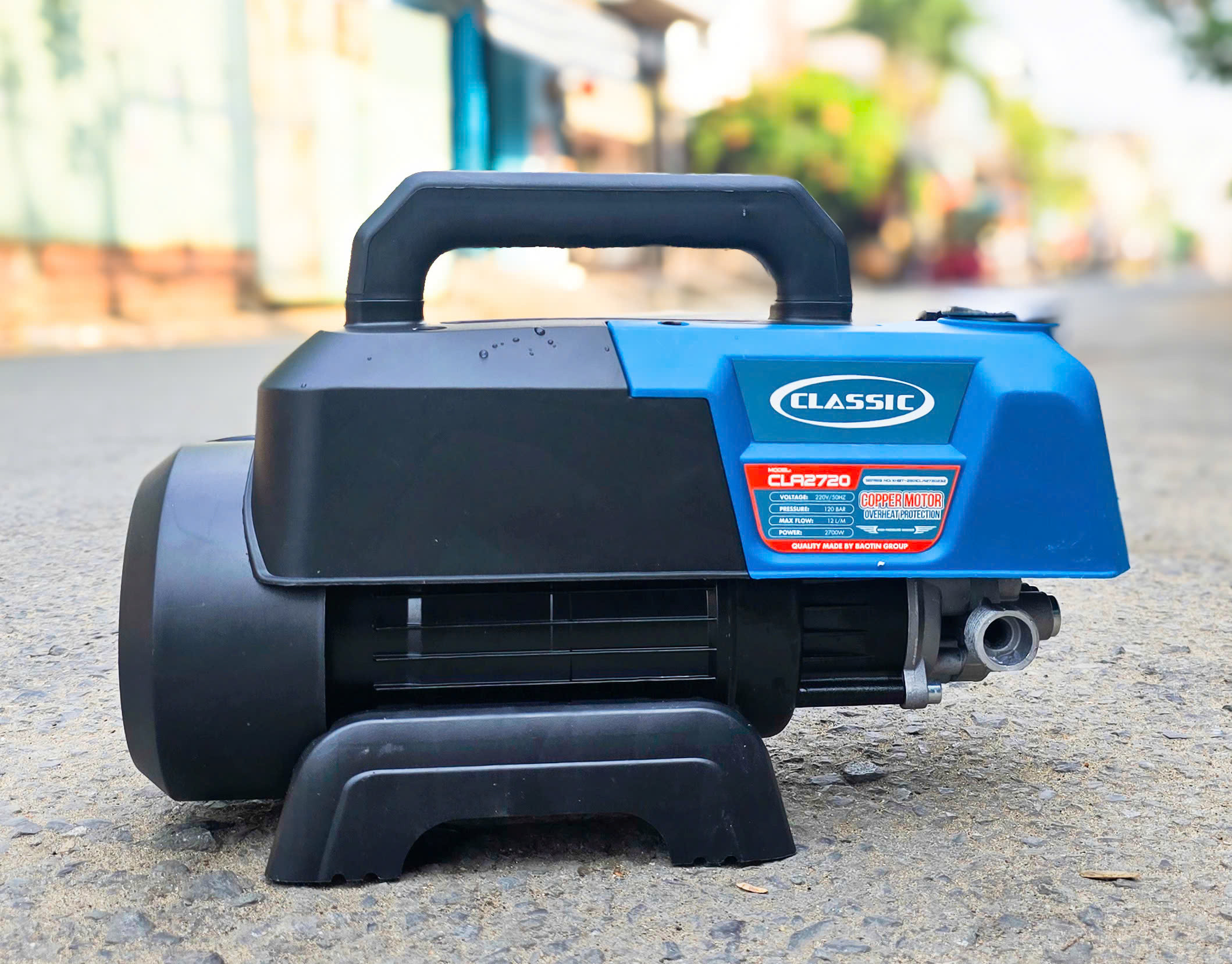 Máy xịt rửa 2700W 120 bar CLASSIC CLA-2720