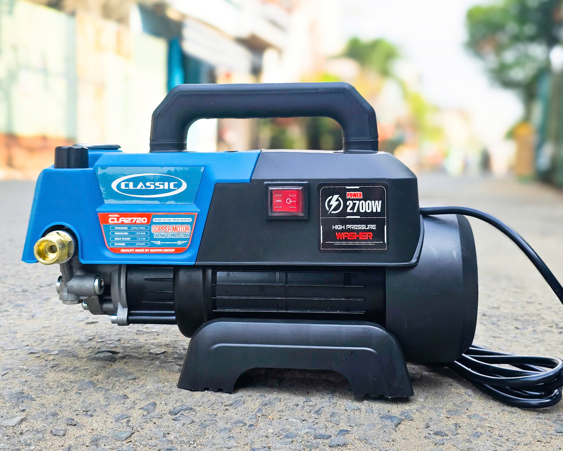 Máy xịt rửa 2700W 120 bar CLASSIC CLA-2720