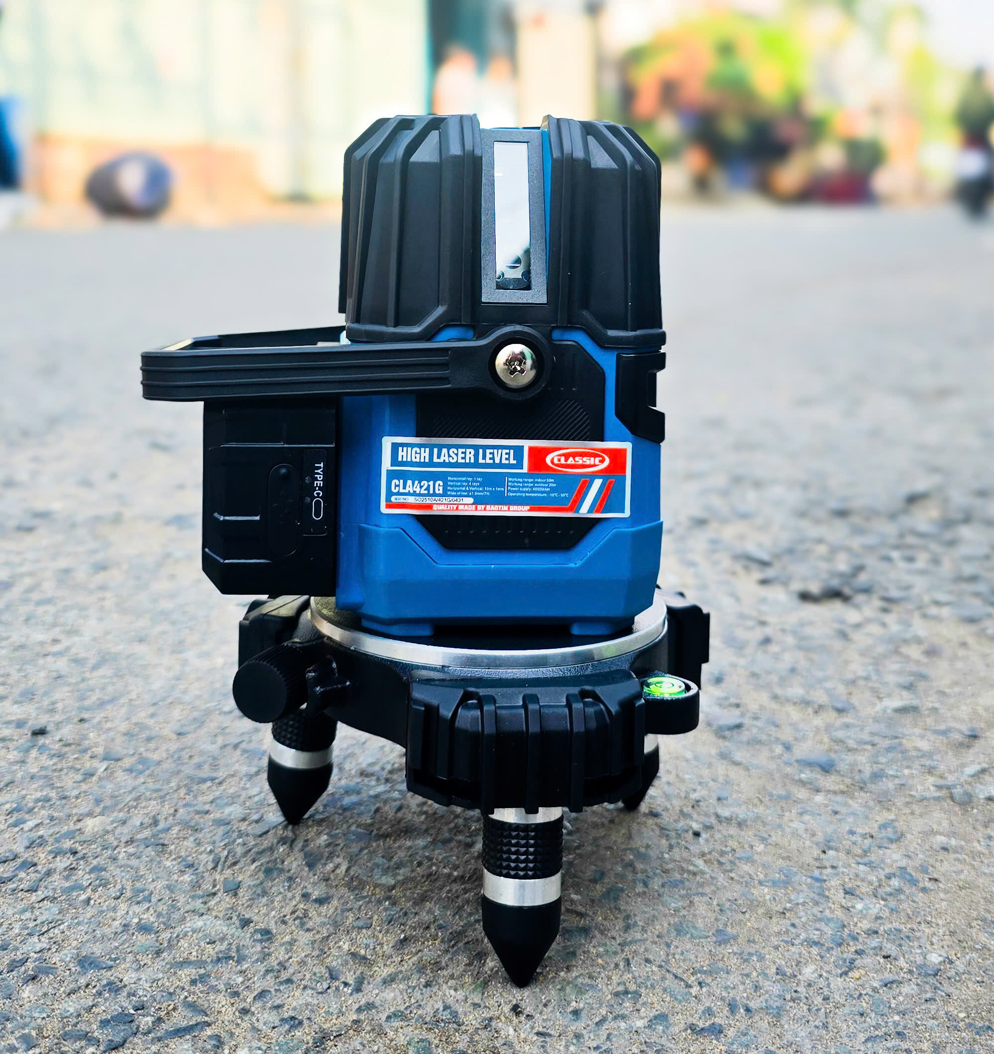 Máy cân mực Laser 5 tia xanh 4000mAh Classic CLA-421G