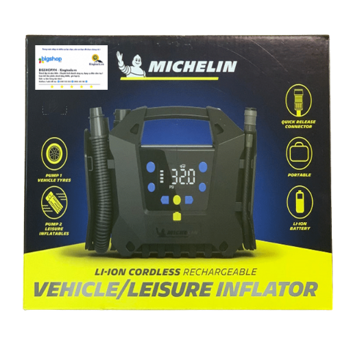 Máy Bơm Lốp Ô Tô 10.8V/120 PSI Michelin 17903