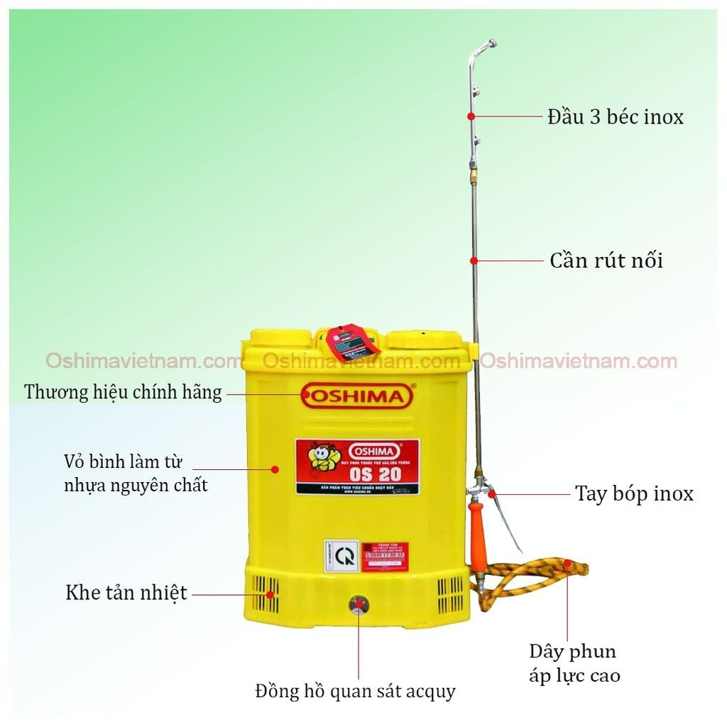 Bình xịt điện Oshima OS20