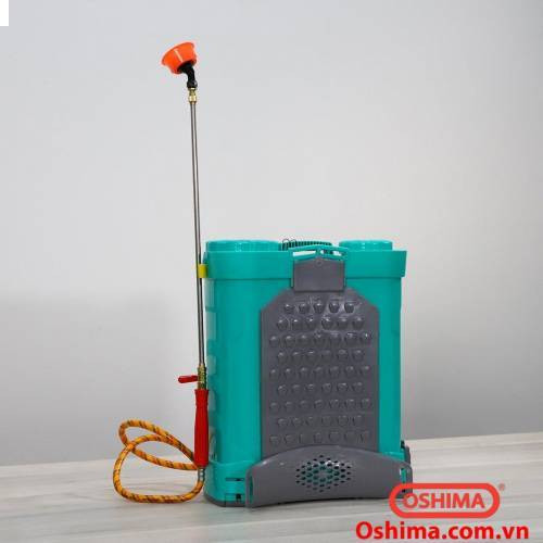  Máy phun thuốc trừ sâu, côn trùng điện OSHIMA Li20K-2pin Pin lithium 12V8Ah