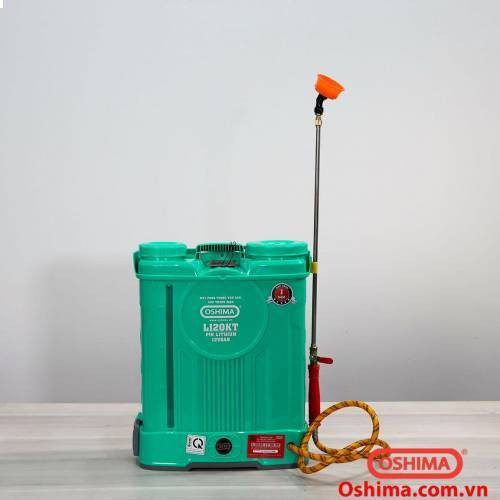  Máy phun thuốc trừ sâu, côn trùng điện OSHIMA Li20K-2pin Pin lithium 12V8Ah