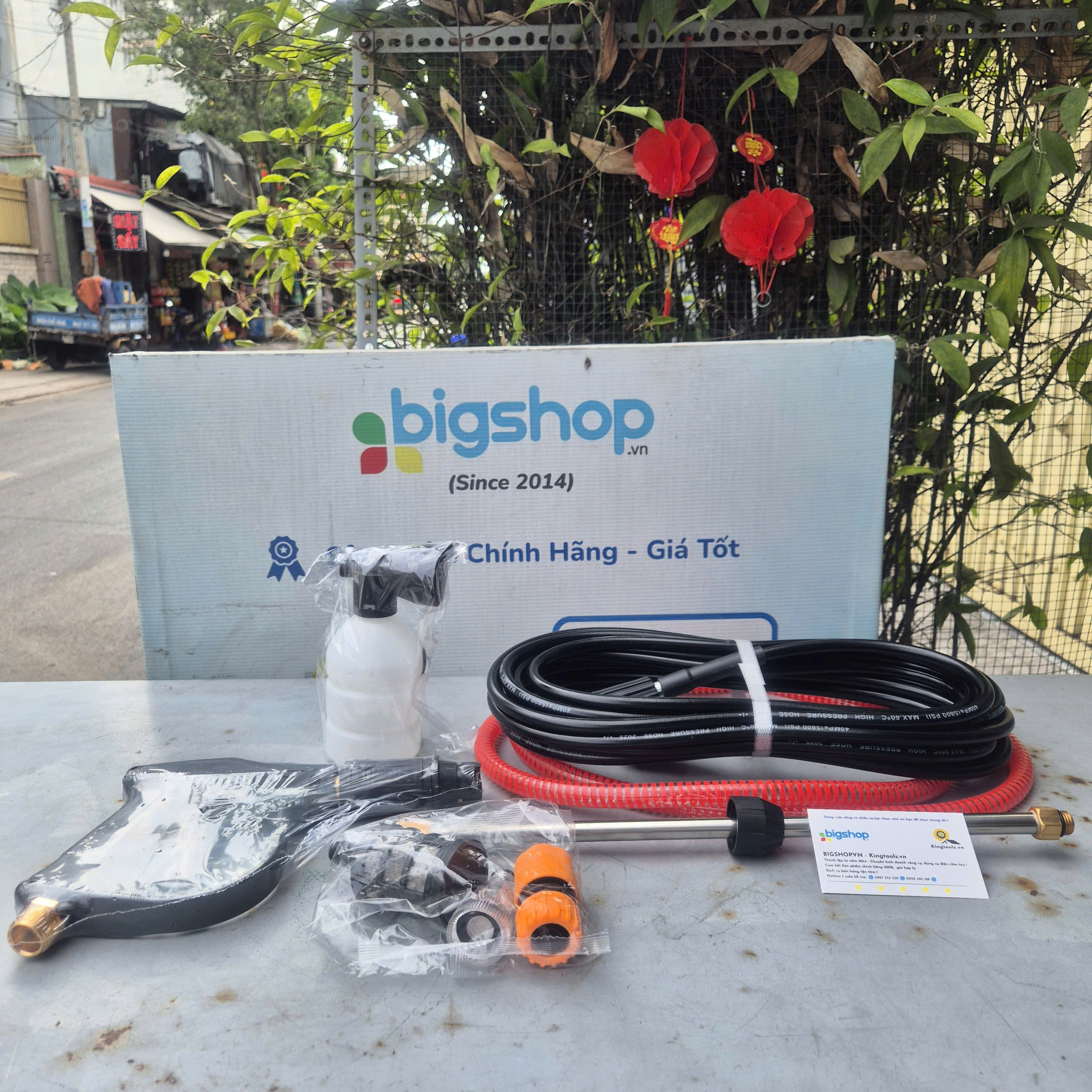 Máy xịt rửa Bitec BT2720, CS 2700W, 120Bar