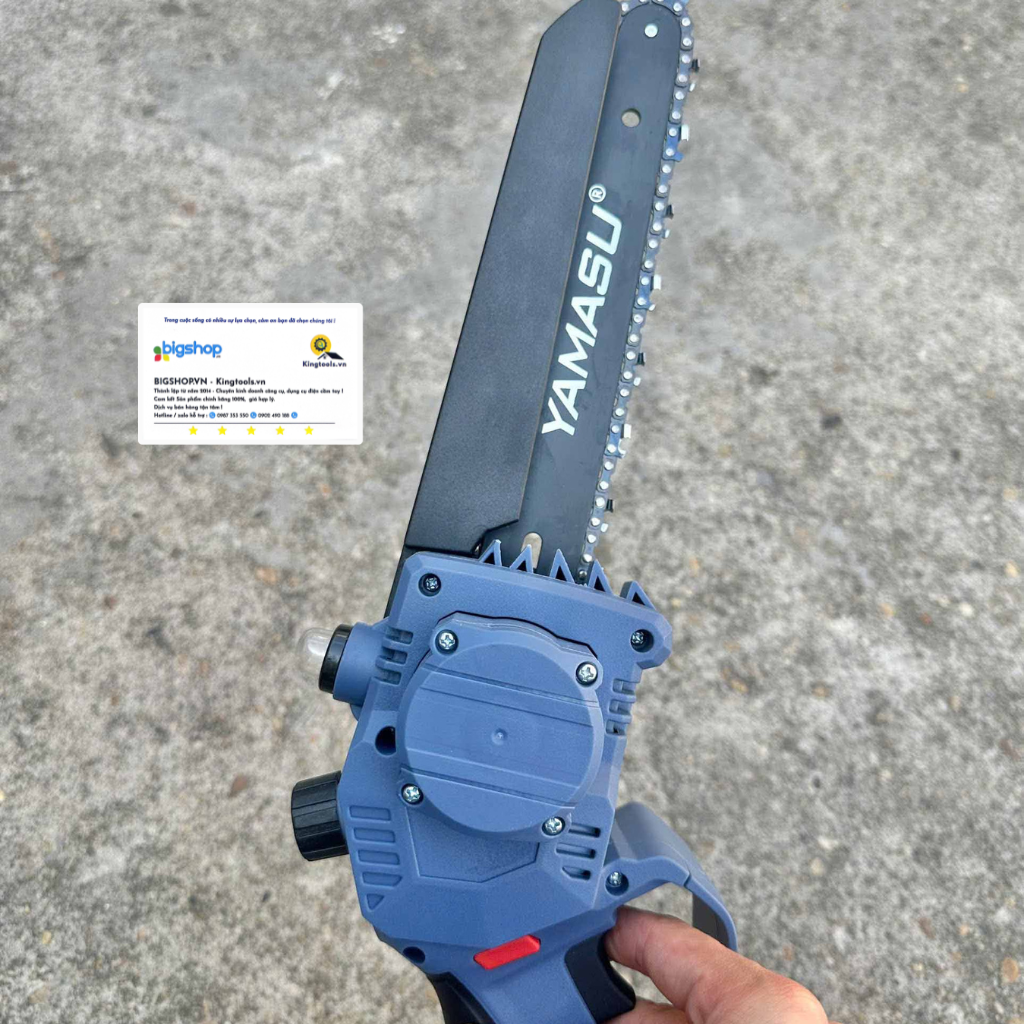 Máy Cưa Xích Cầm Tay Dùng Pin 21V Yamasu YMS-MCX08G2
