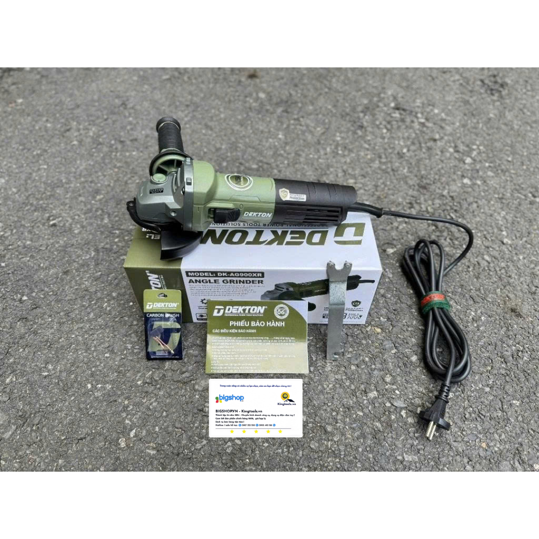 Máy mài công tắc trượt 900W Dekton DK-AG900XR