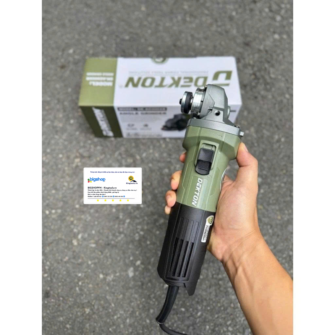 Máy mài công tắc trượt 900W Dekton DK-AG900XR