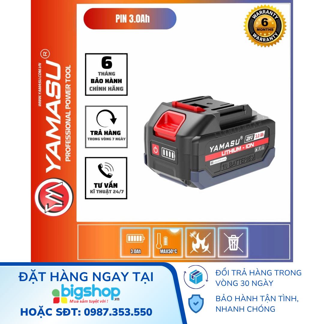 Pin Yamasu 21V M21-3.0AH