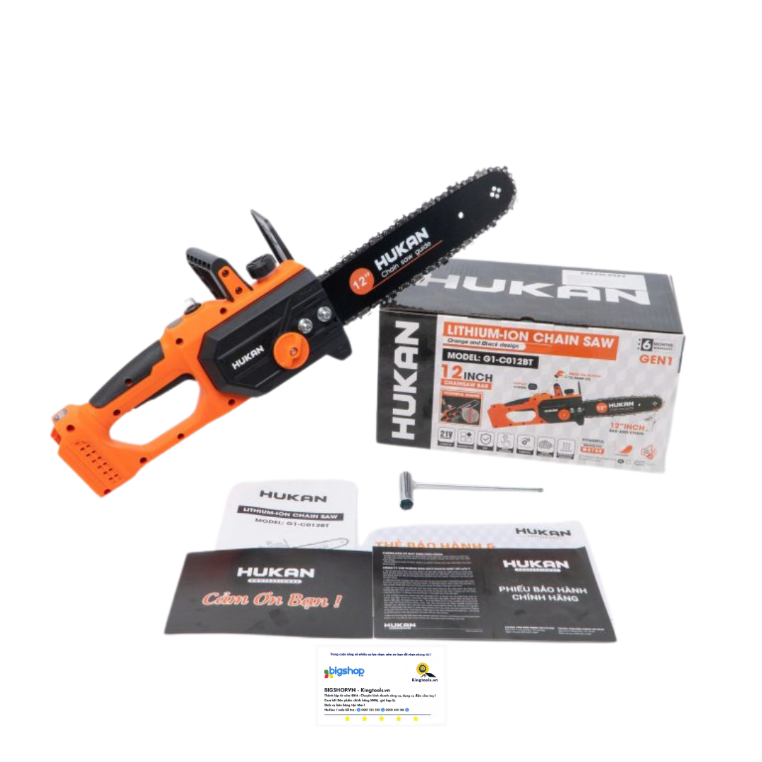 Thân máy cưa xích pin 12 inch HUKAN G1-C012BT 1100W