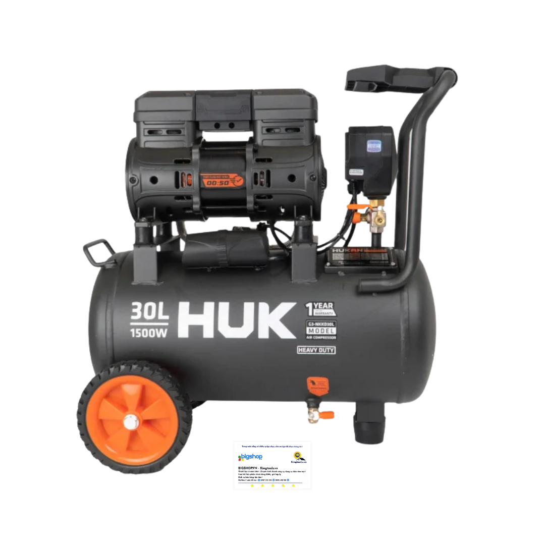 Máy nén khí không dầu 30L HUKAN G3-NKKD30L 1500W