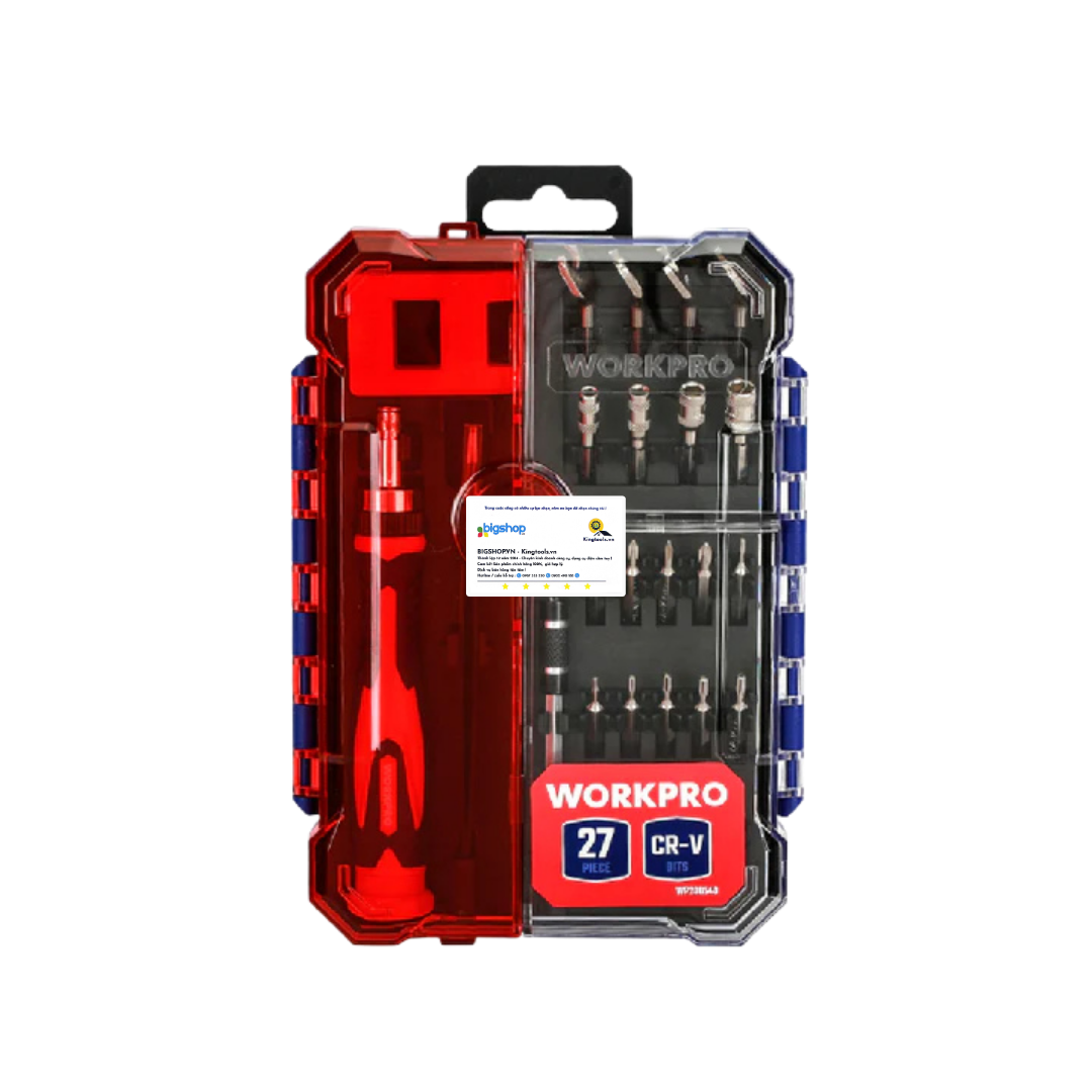 Bộ tua vít 27 món Workpro WP200540