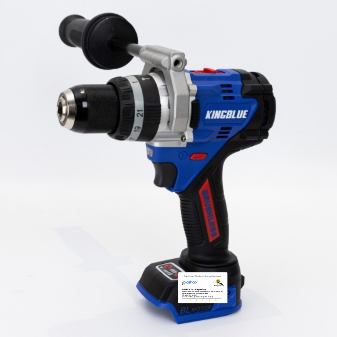 Máy Khoan 3 Chức Năng 18V KINGBLUE K18QES (Thân máy và mũi khoan)