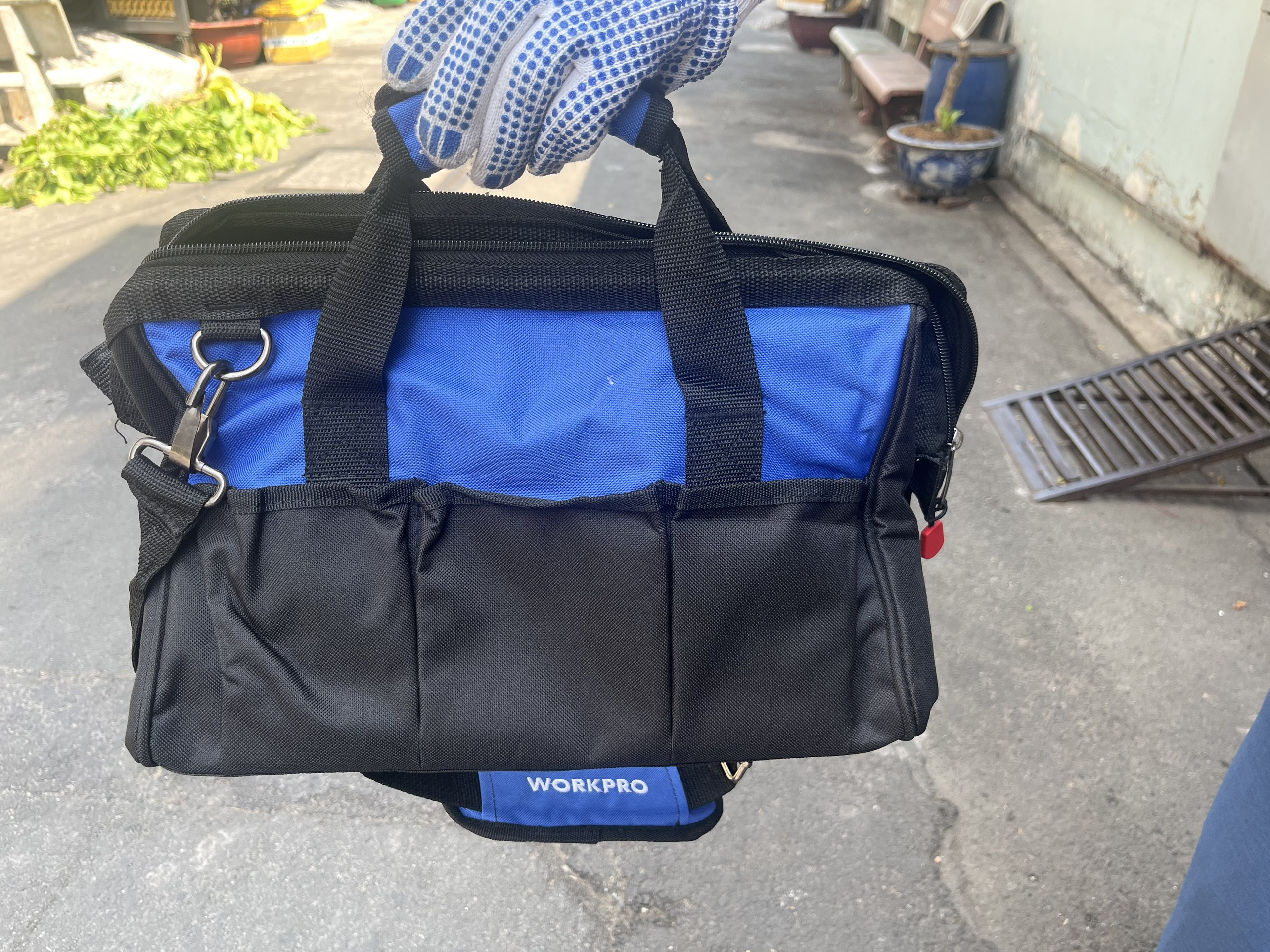 Túi đựng dụng cụ bằng vải dệt, kích thước 300mm (12 inches) Workpro WP281003