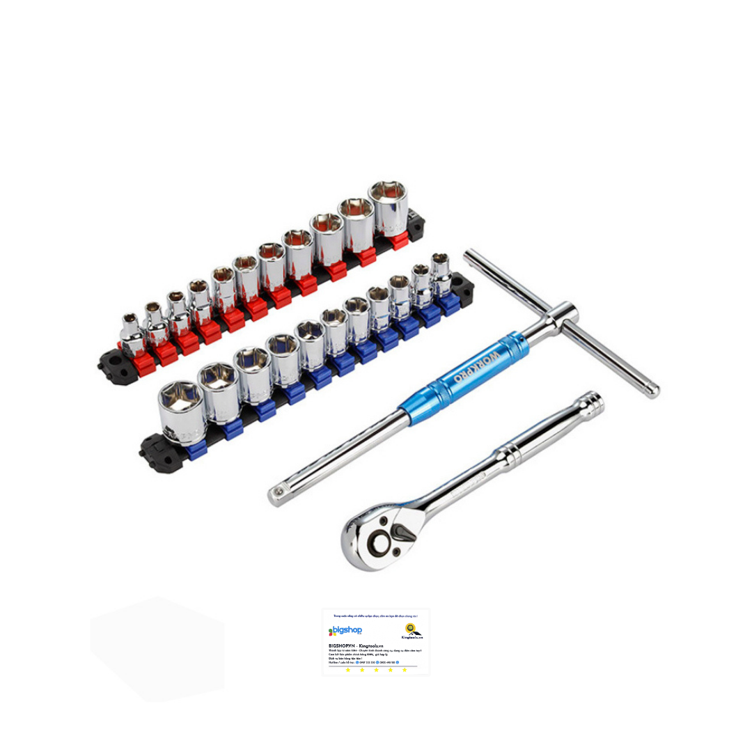 Bộ đầu cờ lê thay thế 24 món Workpro WP202553