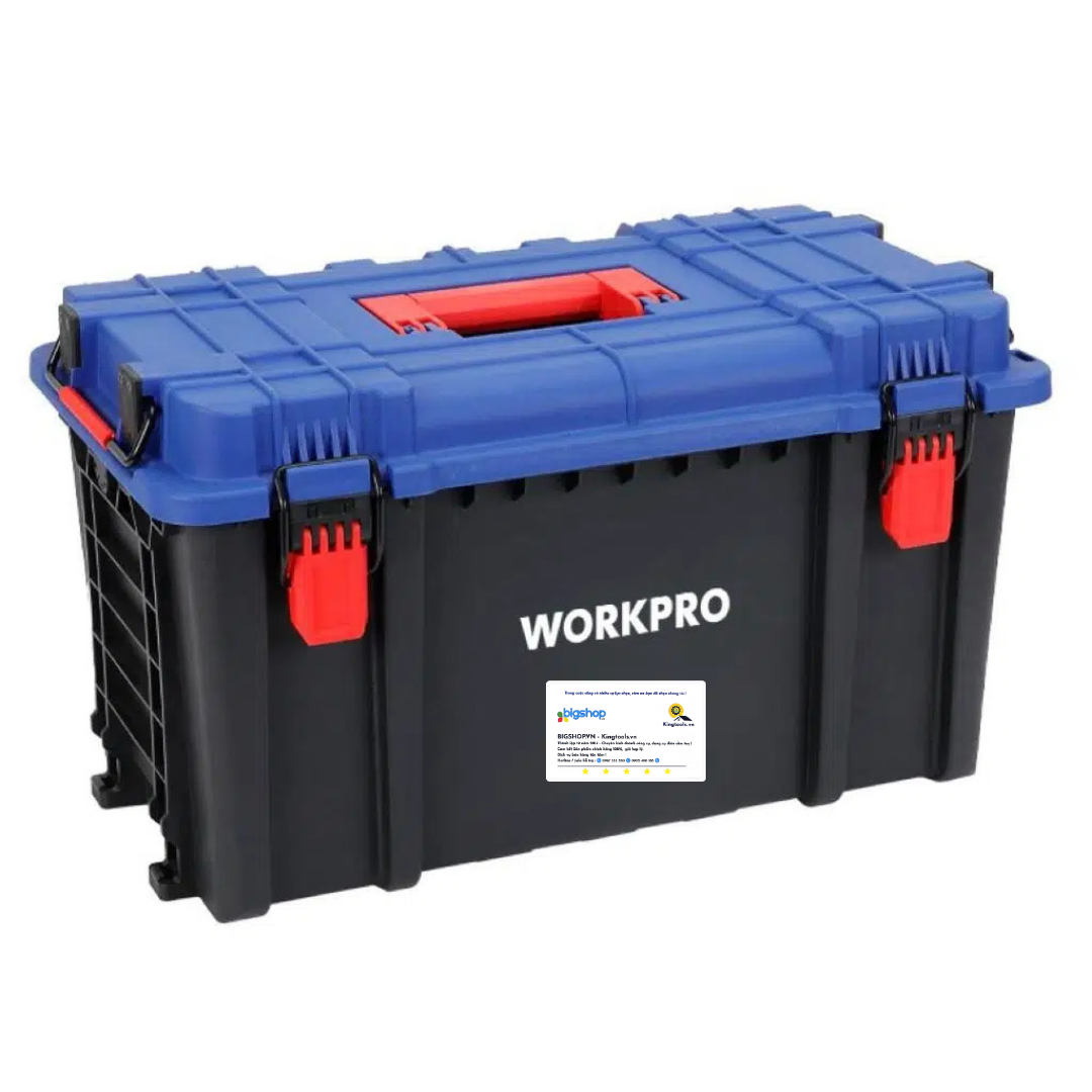 Hộp đựng dụng cụ bằng nhựa, có thể xếp chồng Workpro WP283031