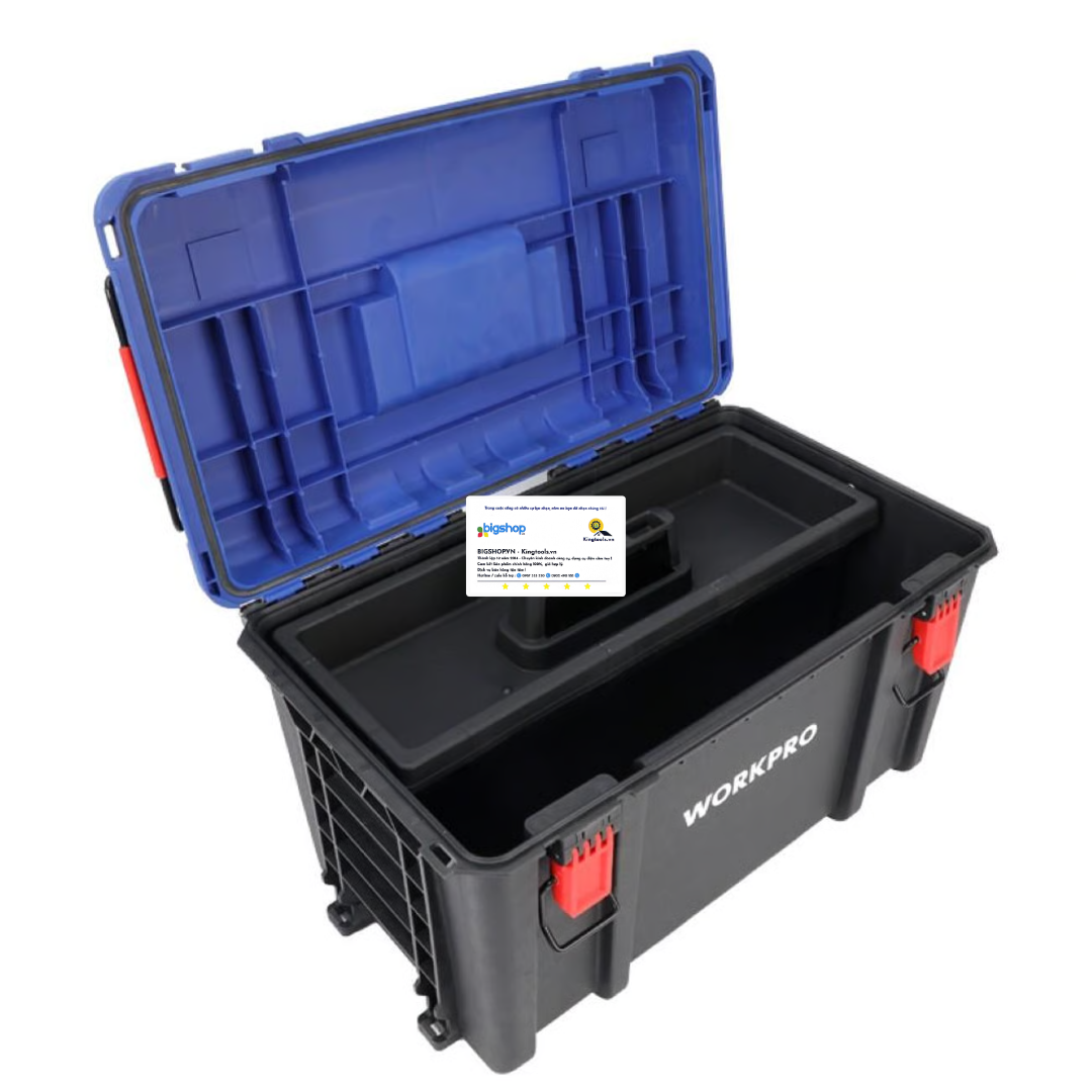 Hộp đựng dụng cụ bằng nhựa, có thể xếp chồng Workpro WP283031