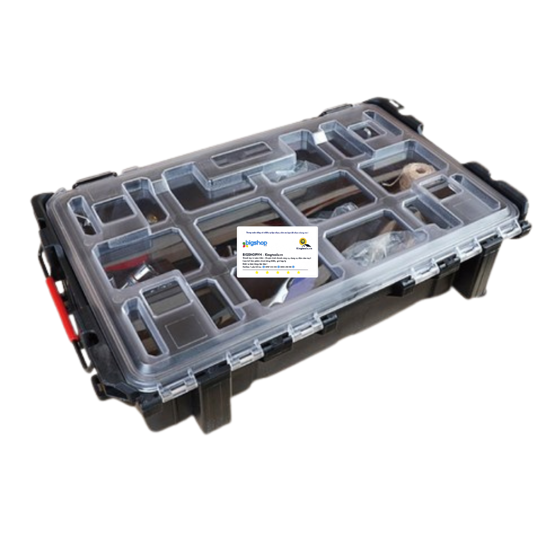 Hộp đựng dụng cụ bằng nhựa, có thể xếp chồng Workpro WP283029