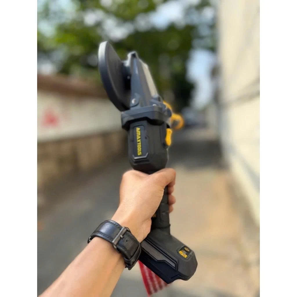 Máy mài góc dùng pin 21V AMAXTOOLS AM125CS-SM (Thân máy)