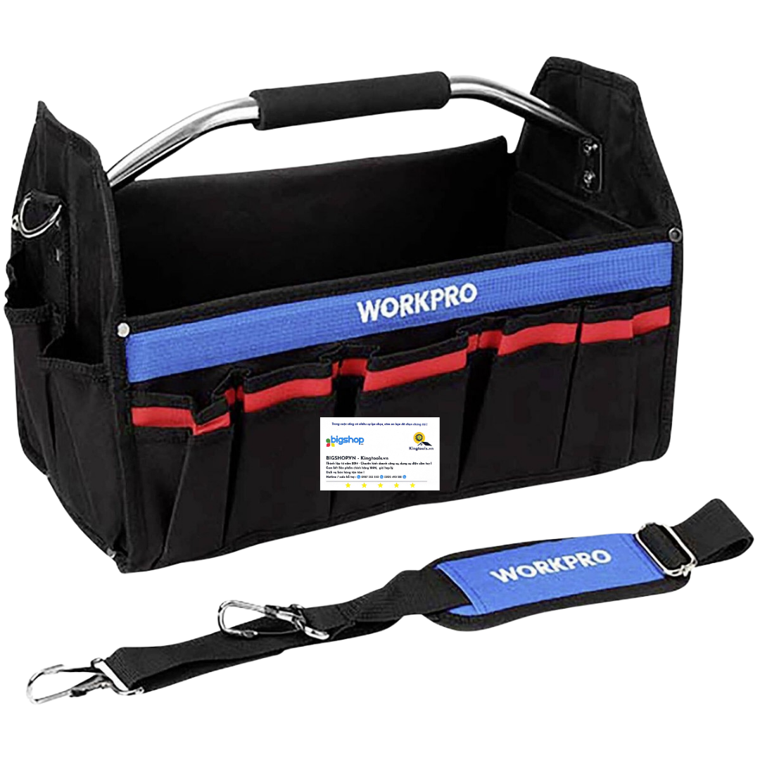 Túi đựng dụng cụ, kích thước 400mm (16 inch) Workpro WP281011 