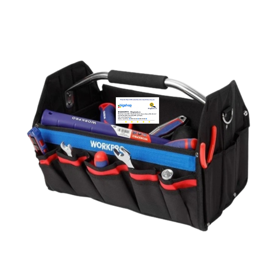 Túi đựng dụng cụ, kích thước 400mm (16 inch) Workpro WP281011 