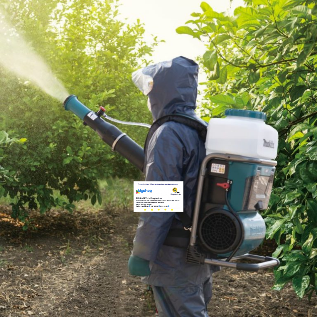 Máy phun thuốc dùng pin 40Vx2 Makita PM001GL201 - Dung tích 15L