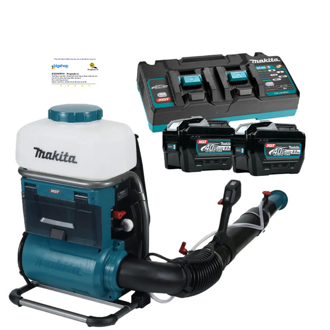 Máy phun thuốc dùng pin 40Vx2 Makita PM001GL201 - Dung tích 15L