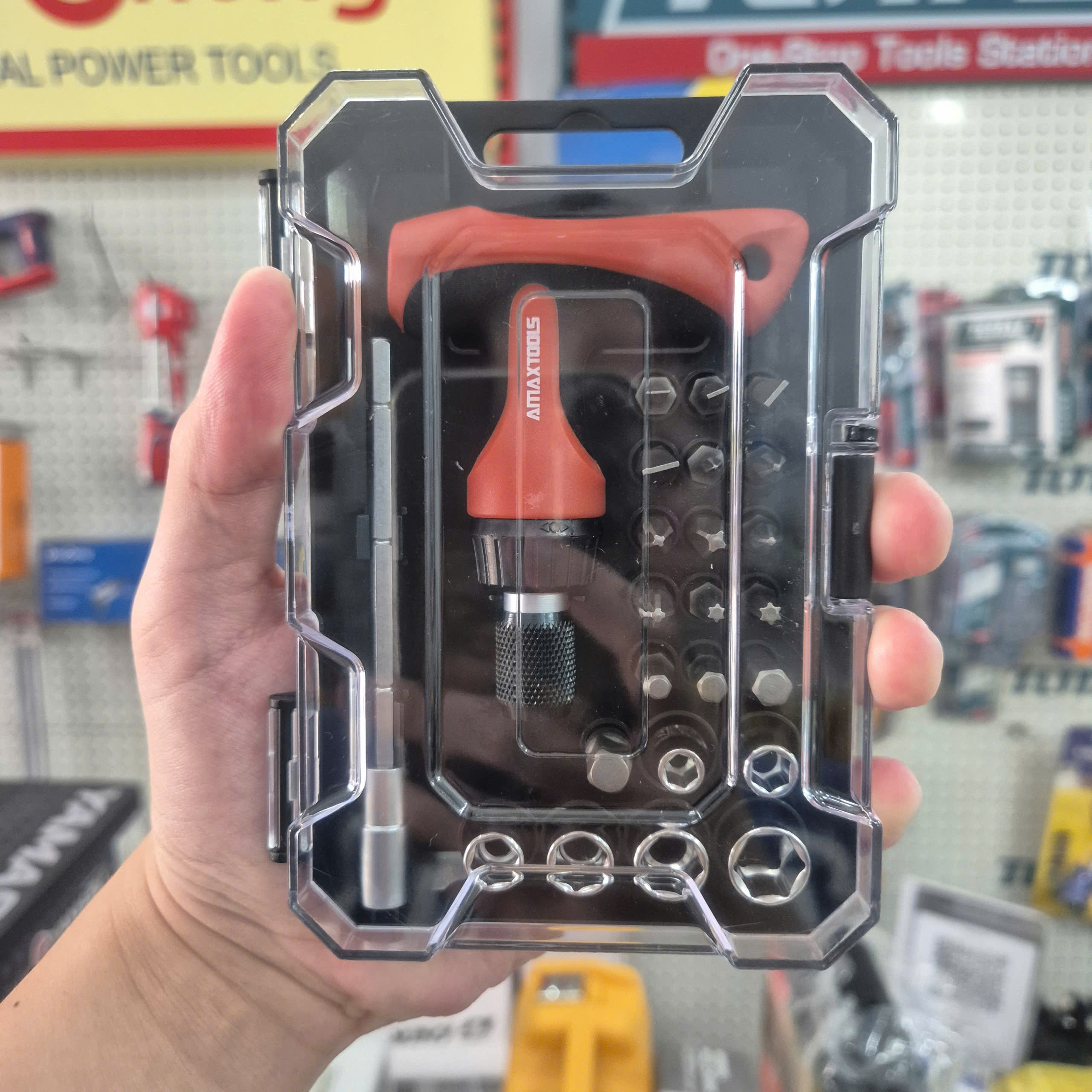 Bộ tua vít tự động 24 món AMAXTOOLS CBTV24