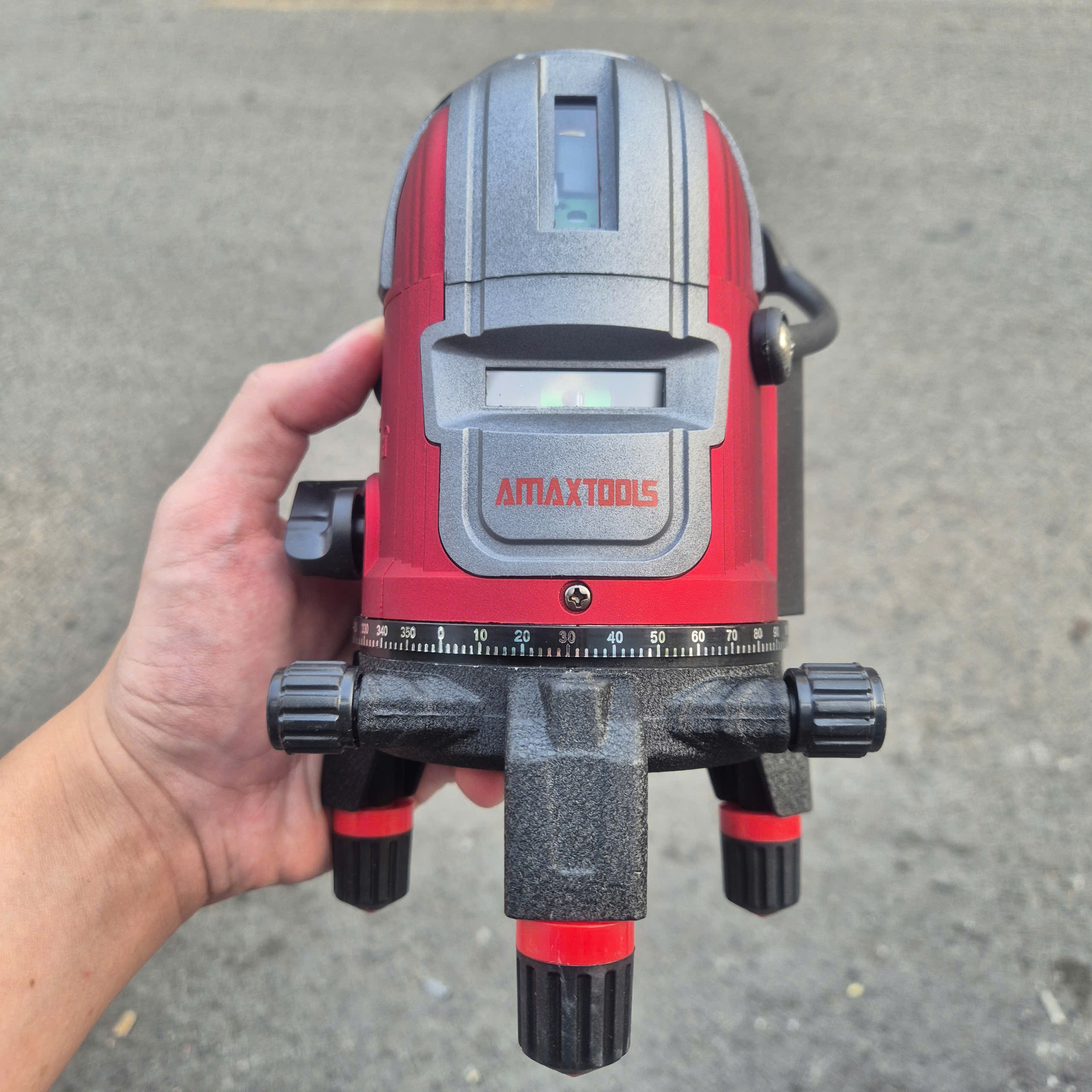 Máy cân bằng laser 5 tia xanh AMAXTOOLS ALZ-6651