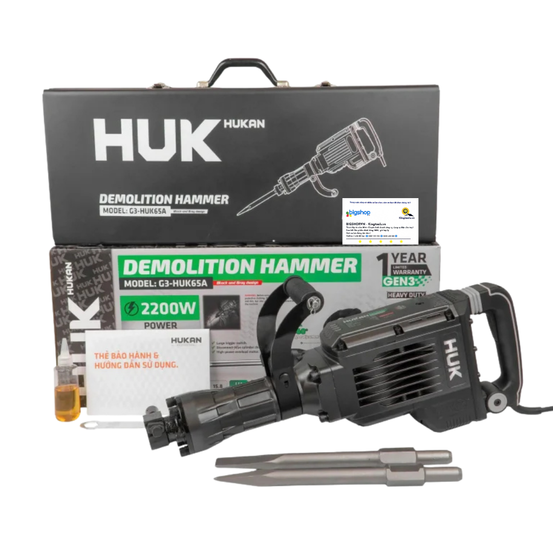 Máy đục bê tông điện HUKAN G3-HUK65A (GEN 3)