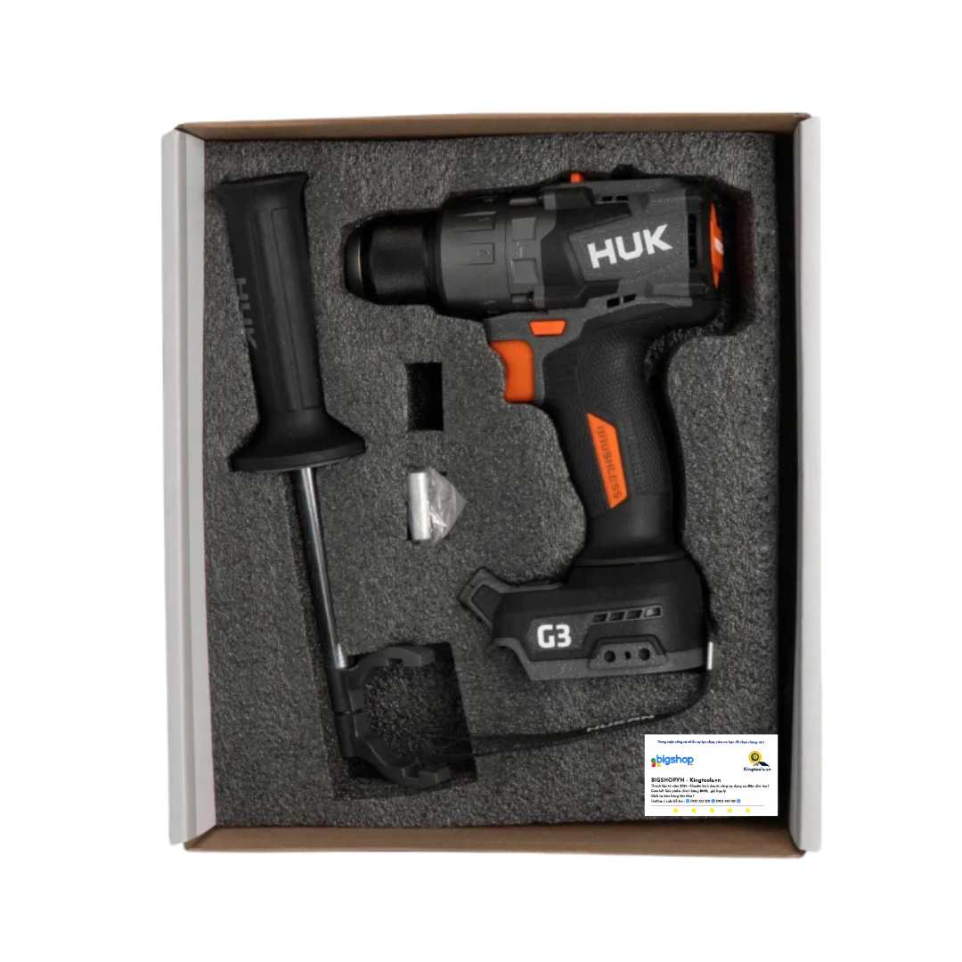 Máy khoan pin 21V HUKAN G3-F120PRO (GEN 3, 120Nm)