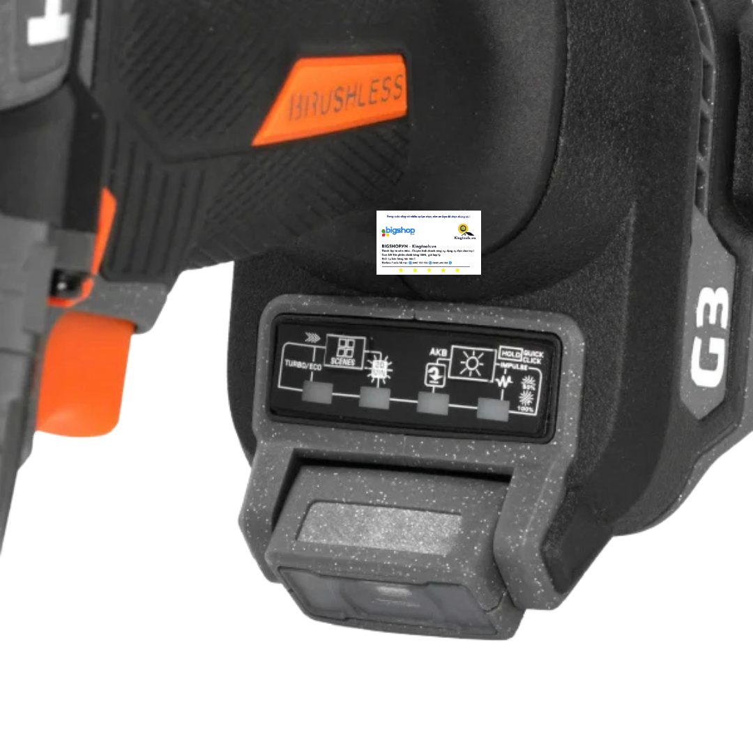 Máy khoan pin 21V HUKAN G3-F120PRO (GEN 3, 120Nm)