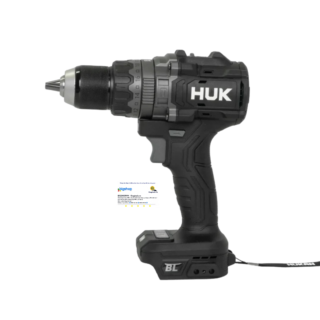 Máy khoan pin 21V, 3 chức năng HUKAN G3-F165AT (GEN 3, 165Nm) - Thân máy