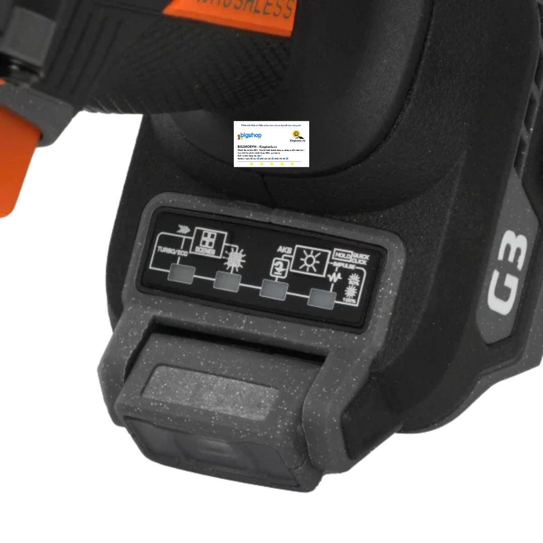 Máy khoan pin 21V, 3 chức năng HUKAN G3-F200LUX (GEN 3, 200Nm)