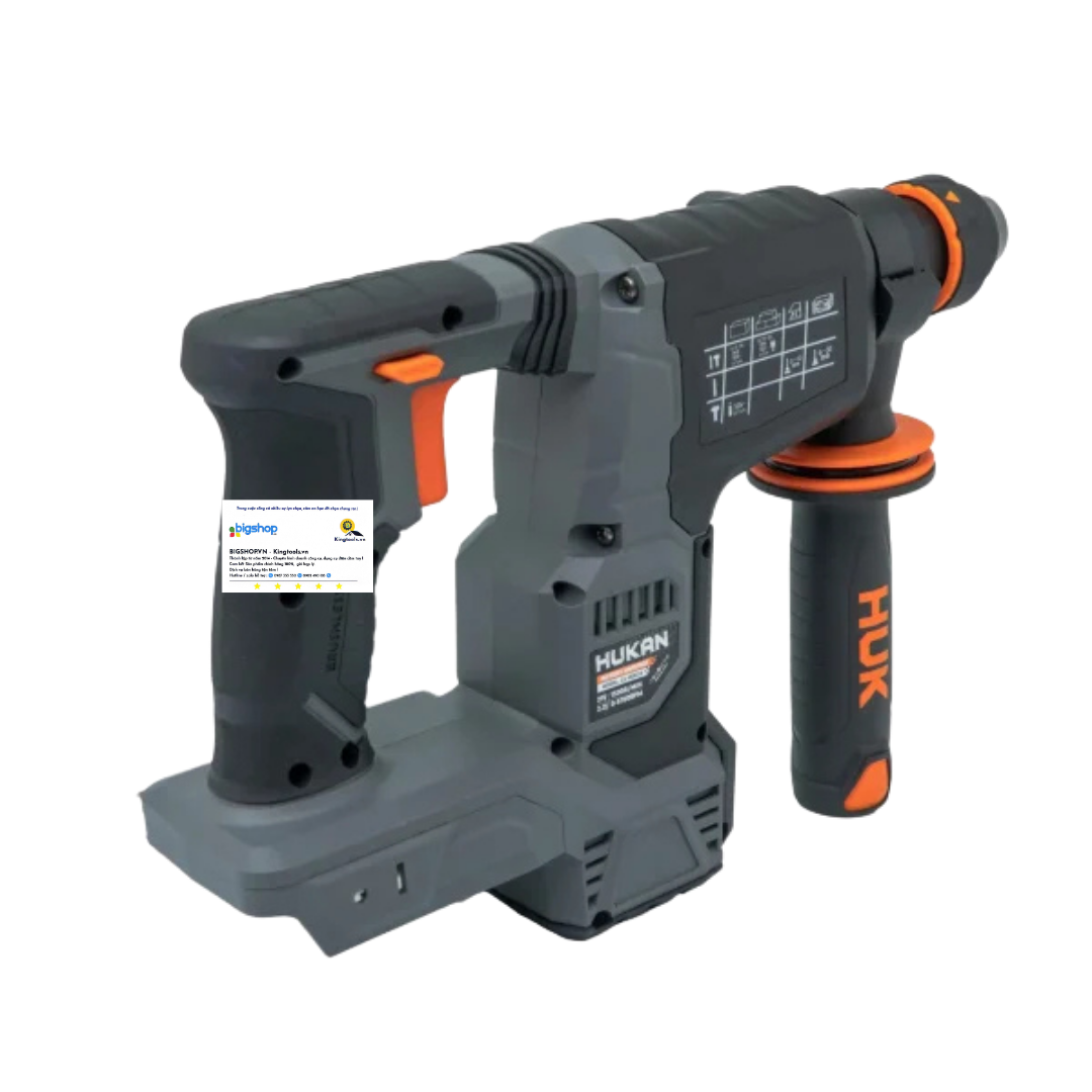 Máy khoan đục dùng pin 21V HUKAN G3-HUK24 (GEN 3, 3 chức năng) - Thân máy