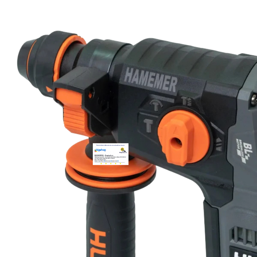 Máy khoan đục dùng pin 21V HUKAN G3-HUK24 (GEN 3, 3 chức năng) - Thân máy