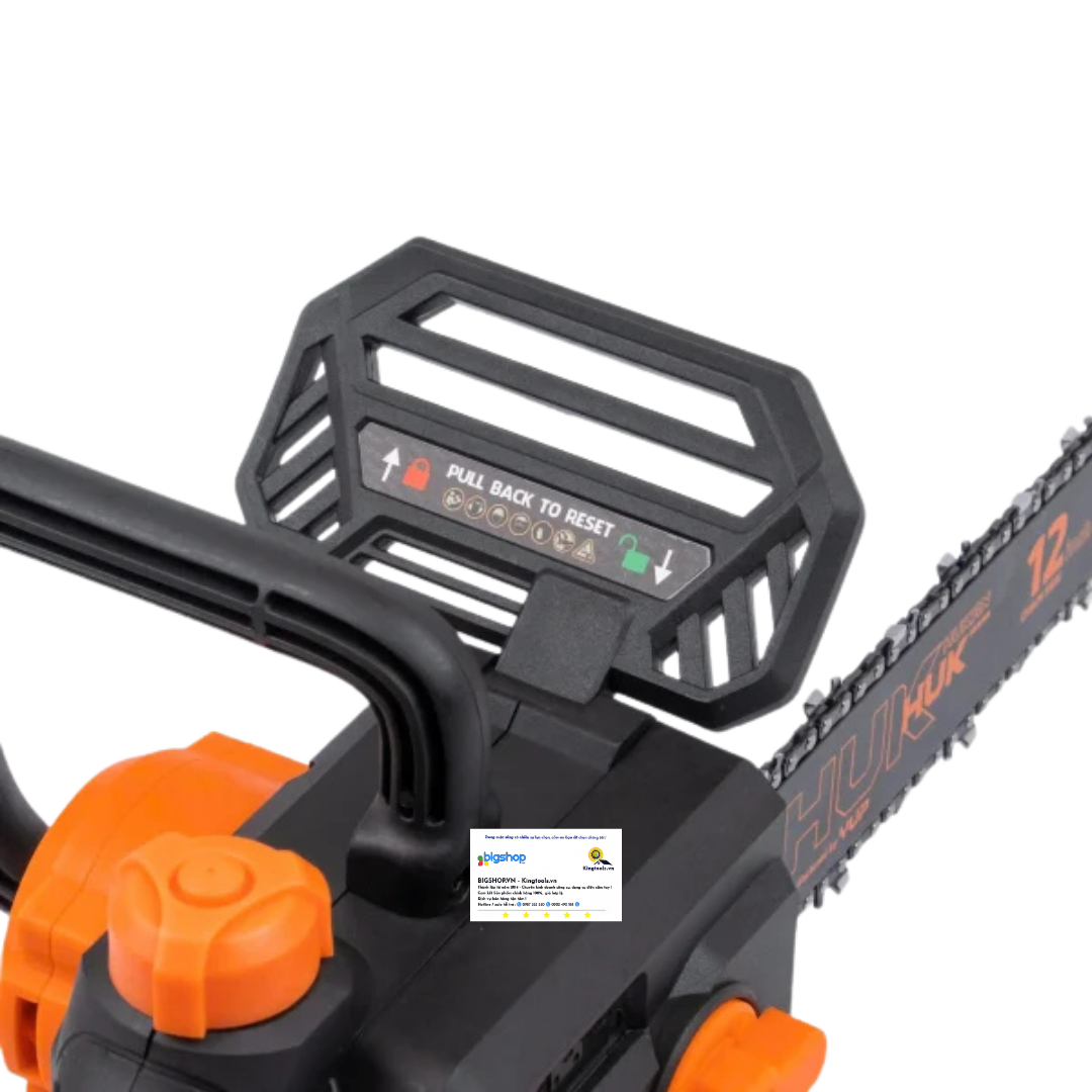 Máy cưa xích dùng pin 21V HUKAN G3-YUP-CX12A (GEN 3, 12 inch) - Thân máy