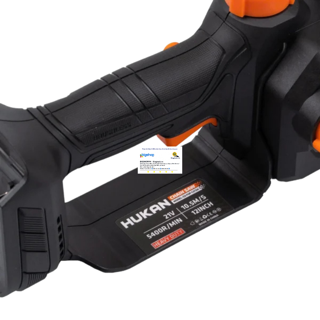 Máy cưa xích dùng pin 21V HUKAN G3-YUP-CX12A (GEN 3, 12 inch) - Thân máy