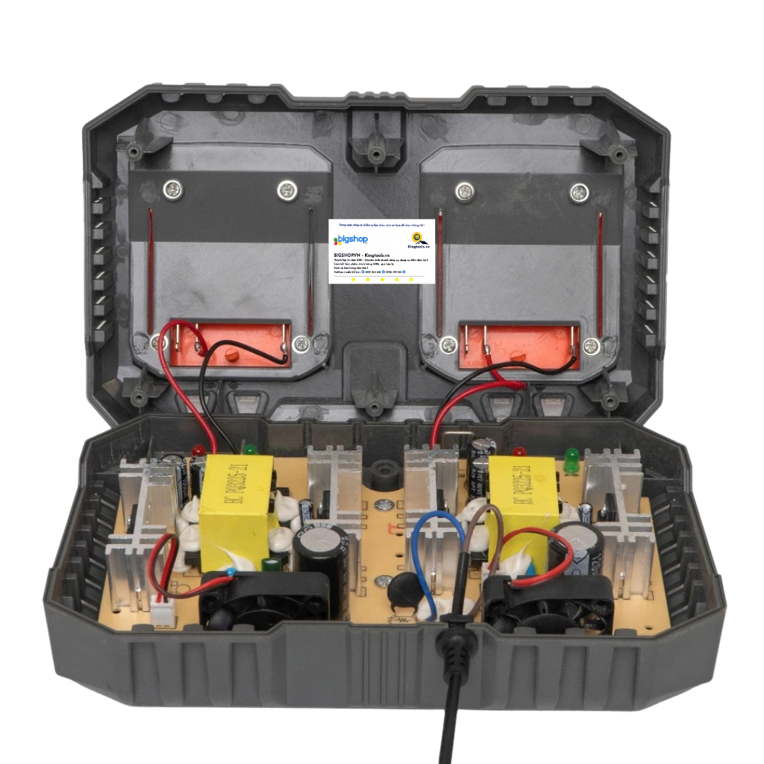 Bộ đôi sạc pin nhanh 4.0Ah HUKAN G3-HUK40X2 (GEN 3, có quạt tản nhiệt)