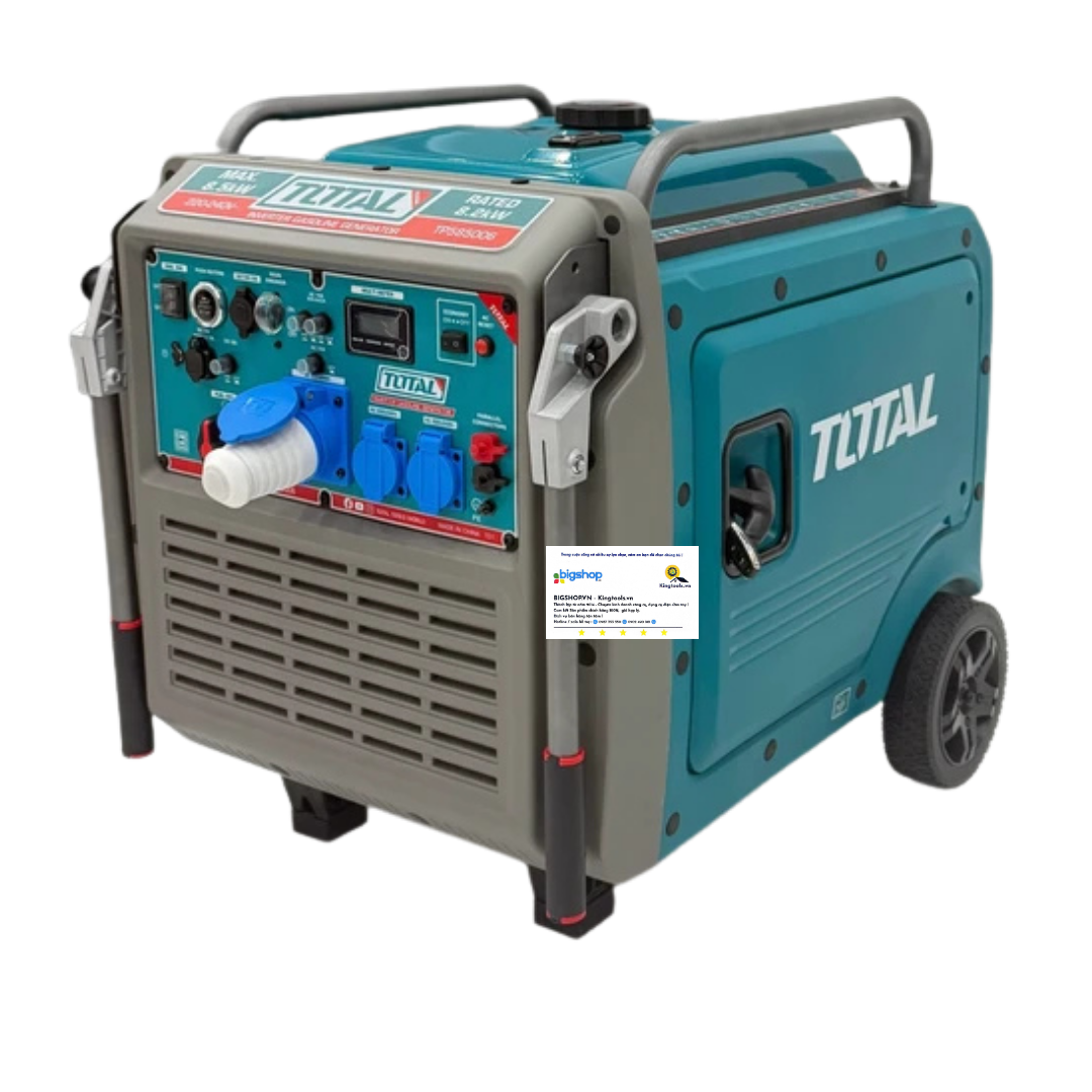 Tổ máy phát điện xăng biến tần 8.5kW TOTAL TP585006