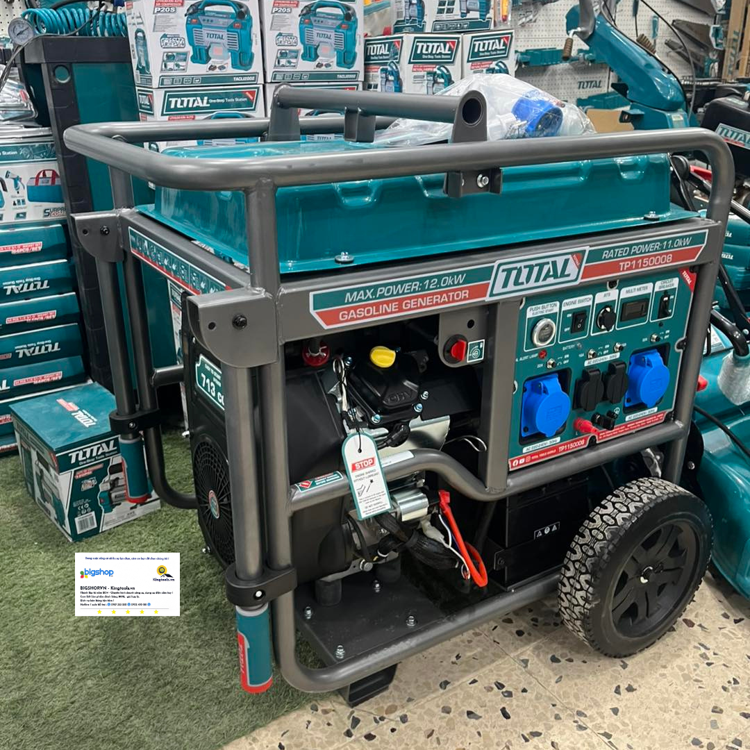 Tổ máy phát điện xăng biến tần 12kW TOTAL TP1150008