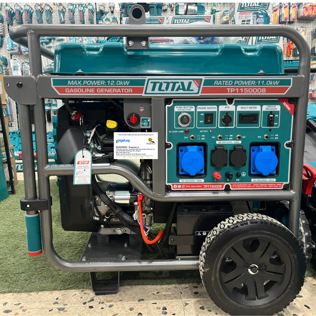 Tổ máy phát điện xăng biến tần 12kW TOTAL TP1150008